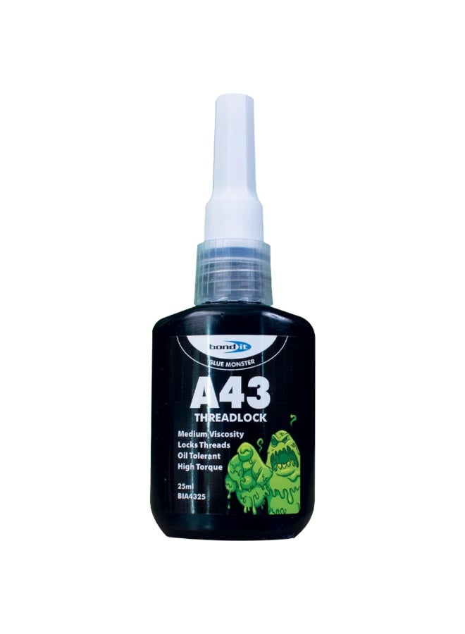 Bond It Bond-It A43 Threadlock Blue Medium Strength Anaerobic Oil Tolerant Threadlocker - Seals Out Moisture & Prevents Corrosion (25ml) - Image 2